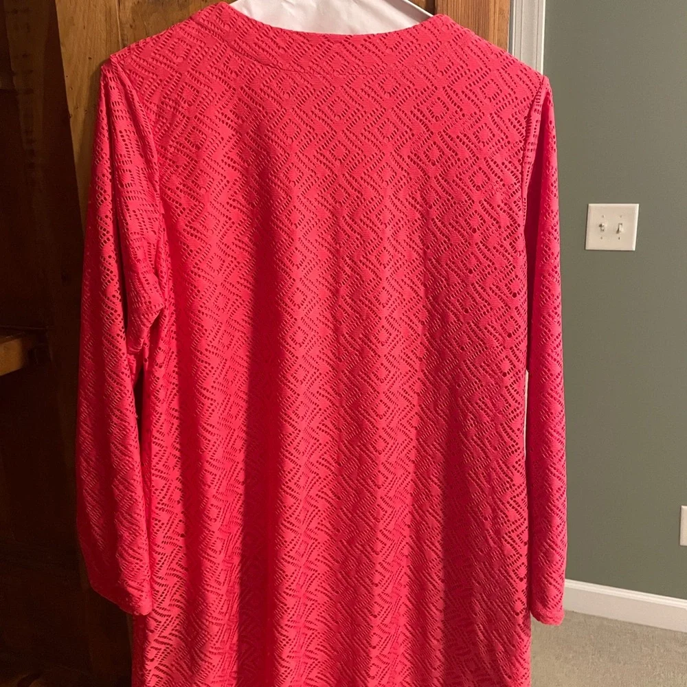 Women's Coolibar Swim Cover-Up - Pink - Size L - Picture 6 of 9